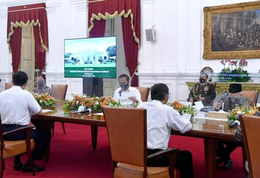 Jokowi Ingatkan Harga Vaksin Covid,Harus Dapat Dijangkau Masyarakat