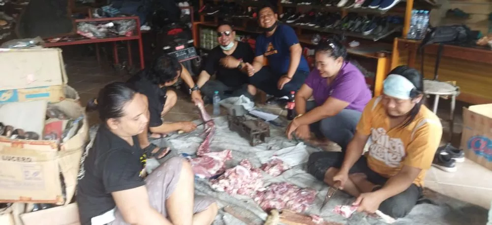 Kelompok Jurnalis 3N Berqurban 2 Kambing, Memaknai Arti Keikhlasan