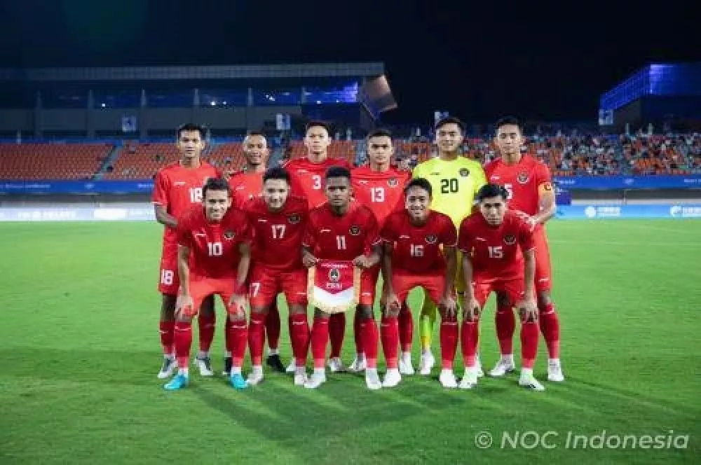 Klasemen Sementara Grup F Asian Games 2023, Timnas Sukses Puncaki Grup