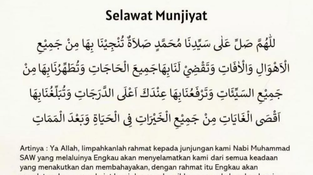 Ingin Urusan Lancar? Amalkan Sholawat Munjiyat