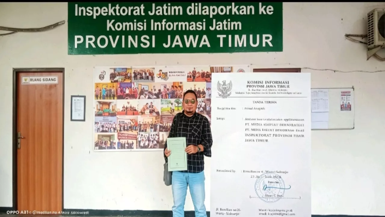 Surat 'Rahasia' Atas LHP Dugaan Praktek KKN Di Dinkop Jatim Berujung Inspektorat Jatim Disengketakan Ke Komisi Informasi