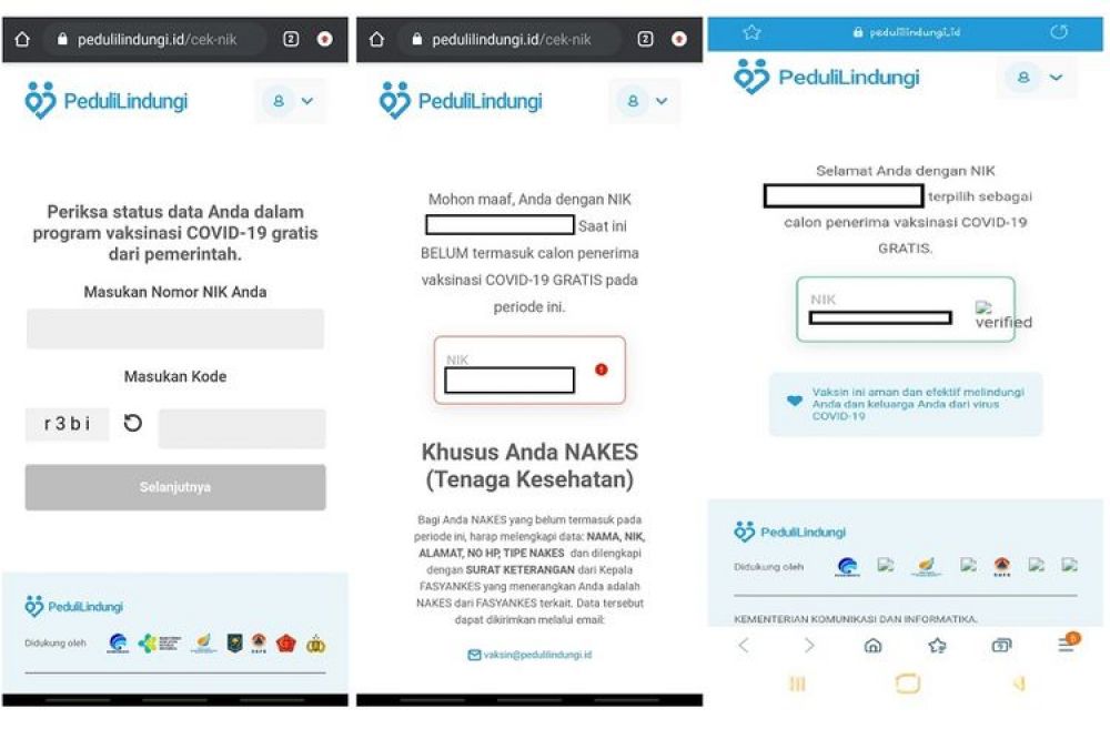 Begini Cara Cek,Apakah Kamu Dapat Vaksin Covid Atau Belum