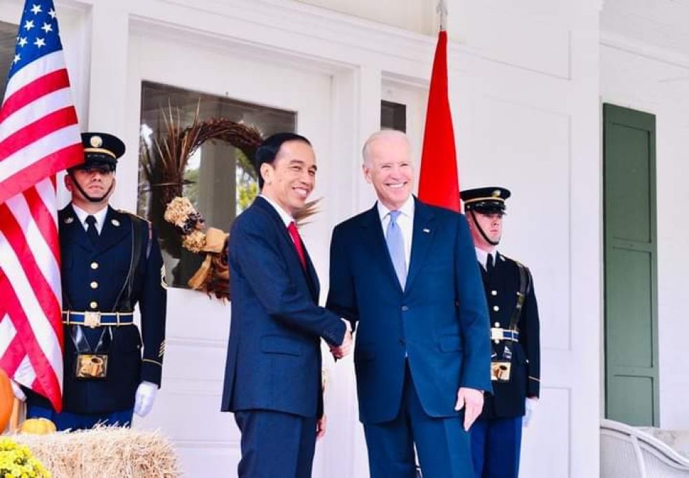 Ucapan Selamat Presiden Jokowi Kepada Joe Biden Presiden Terpilih USA