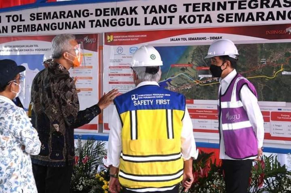 Pembangunan Jalan Tol Semarang-Demak, Di Targetkan Selesei Tahun 2022