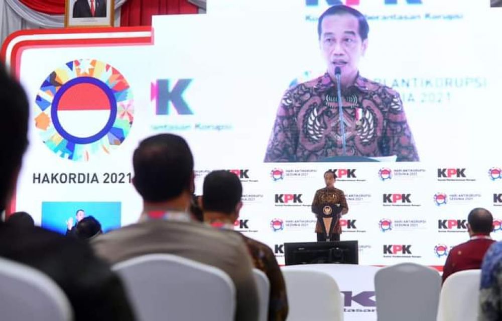 HAKORDIA 2021, Jokowi Beri Pesan Penting Tangani Kasus Korupsi