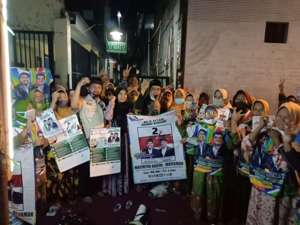 Muslimat Wonokromo,Dukung Ma-Ju Di Pilkada Surabaya 2020