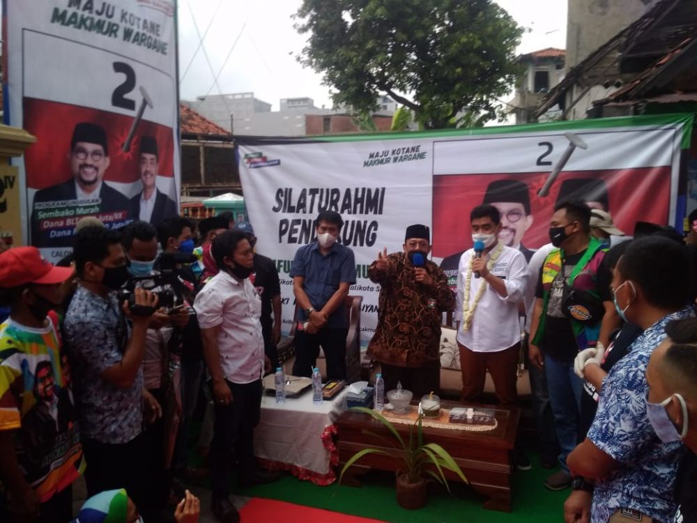 Blusukan Di Bubutan Surabaya,Mujiaman Disambut Antusias Warga