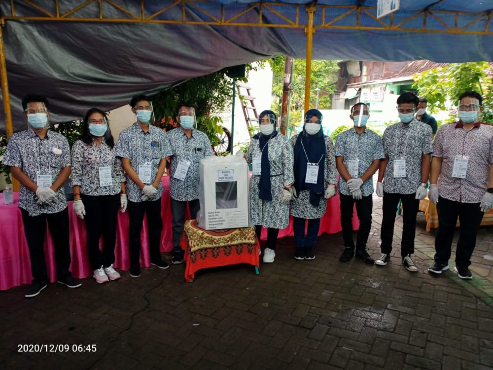 Suasana Pencoblosan Di TPS 07 Kel.Dr Soetomo Kec.Tegalsari Surabaya