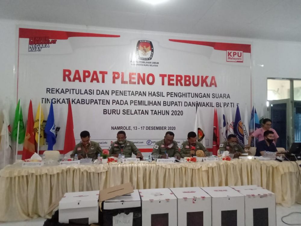 KPUD Bursel,Tetapkan Sms-Ges Bupati Dan Wakil Periode 2021-2026