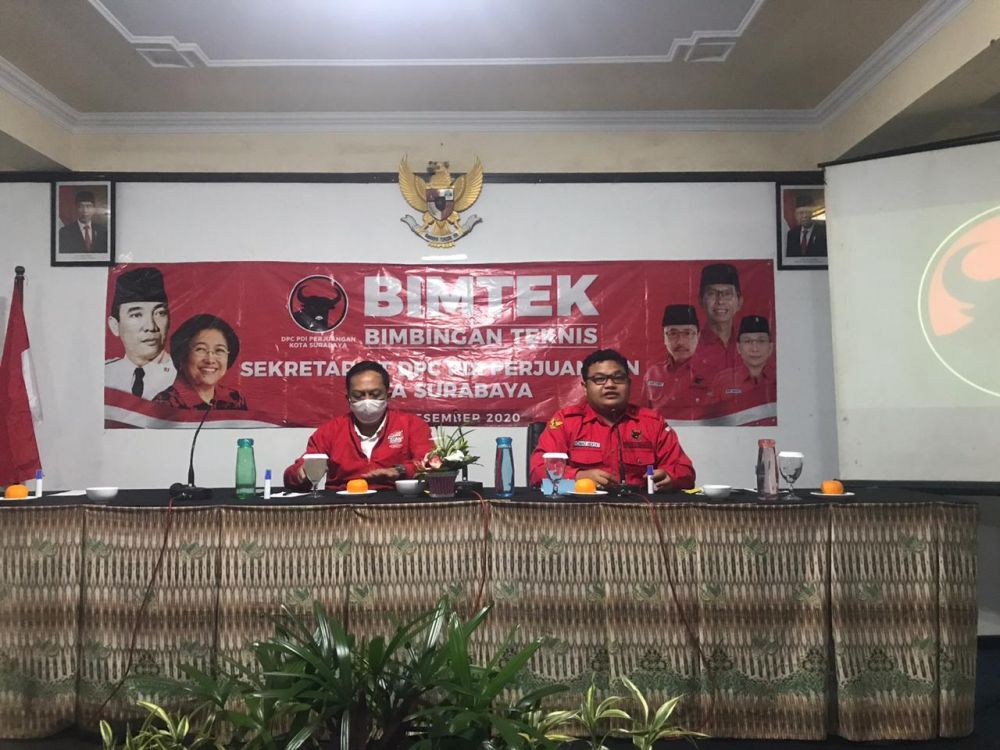 Dukung Agenda Kepartaian,DPC PDI-P Surabaya Gelar Bimtek Di Trawas