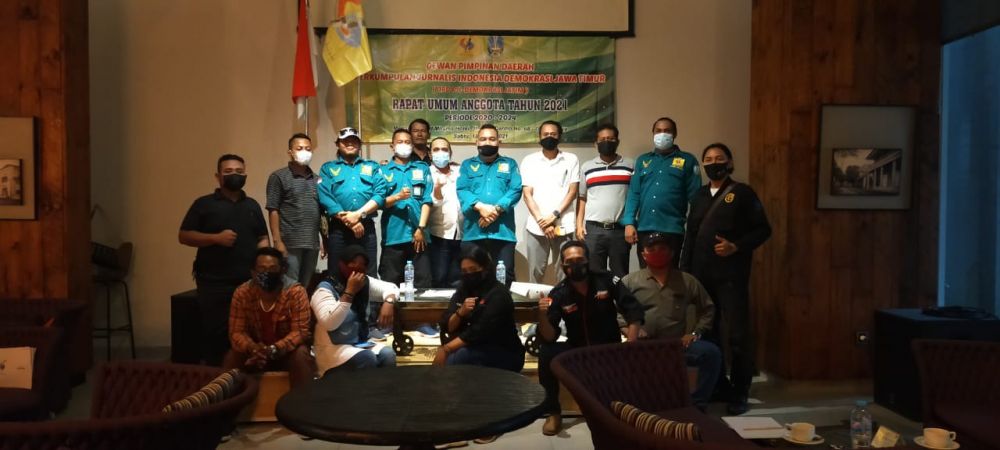 Rapat Umum Anggota DPD PJI-Demokrasi Jatim, Bahas Lanjutan Pergerakan