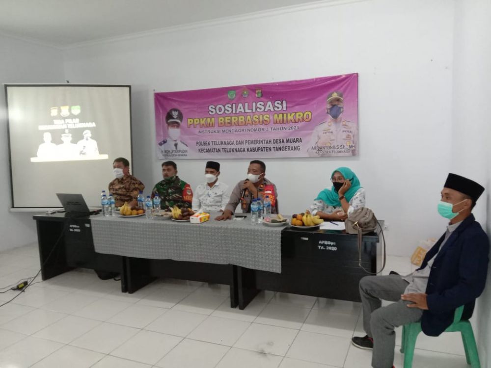 Pemdes Muara Gelar Sosialisasi PPKM Mikro Ditingkat RT-RW