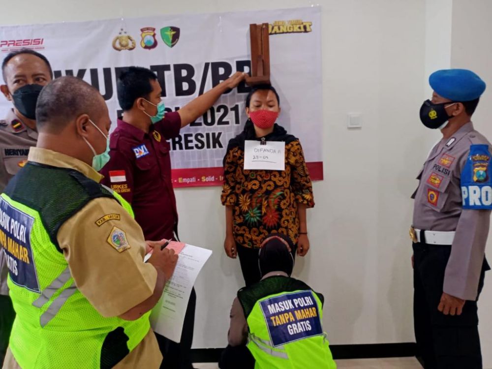 Ratusan Pendaftar Polri Di Gresik Lolos Verifikasi