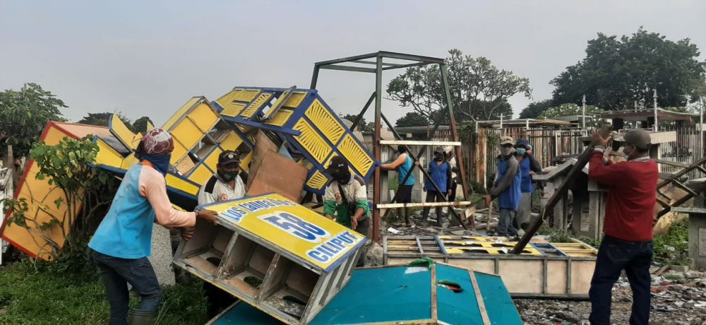 Bersama 3Pilar, Polsek Sawahan Bongkar Lagi Pagupon Kembang Kuning