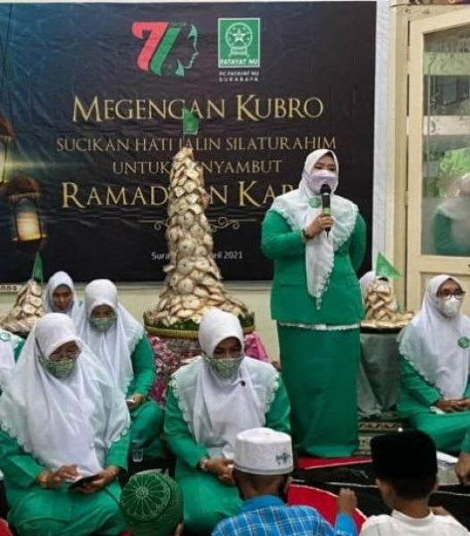 Jelang Ramadhan 1442 H, Fatayat NU Surabaya Gelar Megengan Kubro