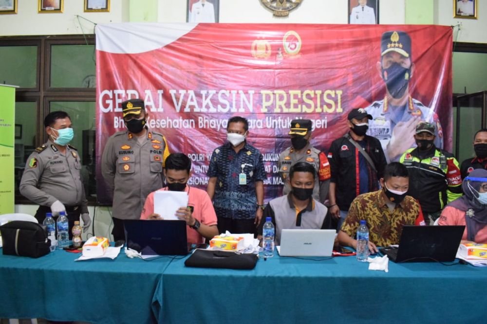 Kapolresta Sidoarjo, Apresiasi Masyarakat Adanya Gerai Vaksi Presisi