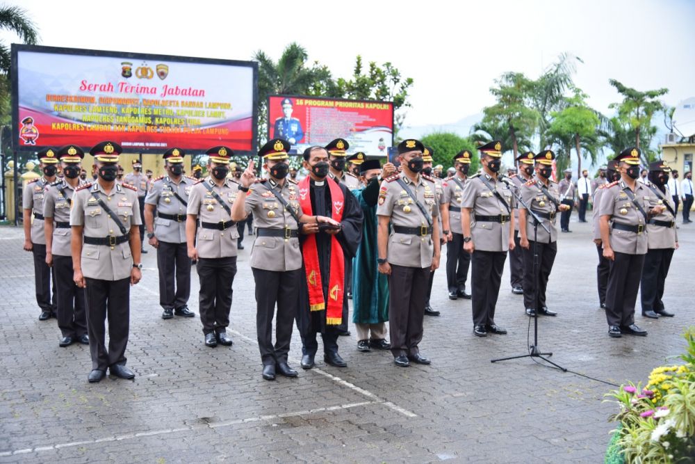 AKBP Kurniawan Ismail Resmi Jabat Kapolres Lampung Utara