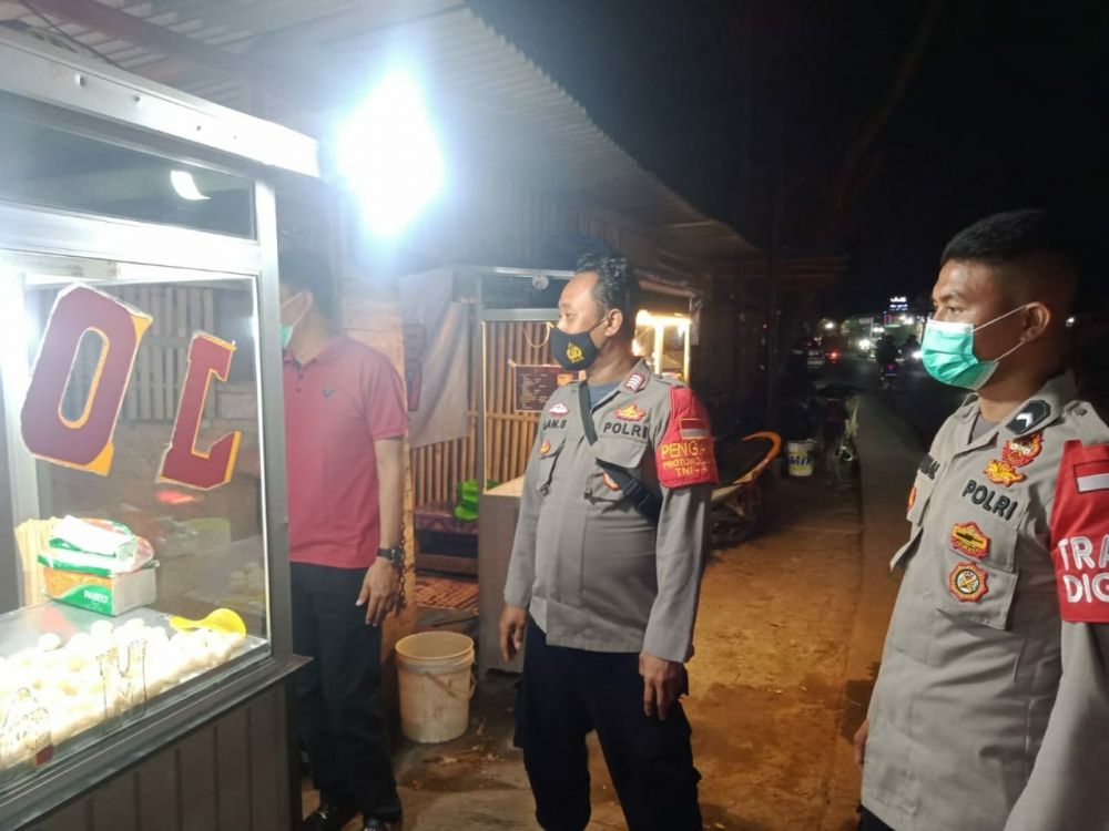 Kawal PPKM Level 4, Polsek Mauk Tangerang Giat Rutin Tingkatkan KRYD