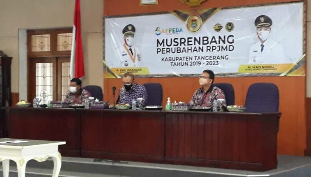 Bupati Tangerang Gelar Rapat Musrenbang Perubahan RPJMD 2019-2023