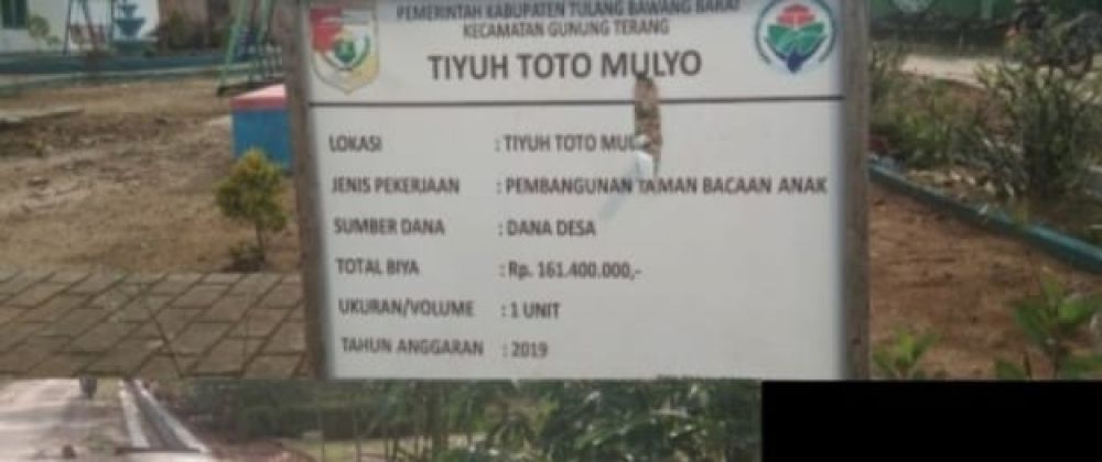 Masyarakat Toto Mulyo Tubaba, Keluhkan Pengelolahan ADD Tahun 2020