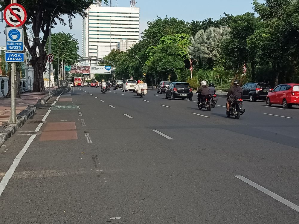 May Day, Sore Ini Di Depan Grahadi Surabaya Tak Tampak Aksi Demo