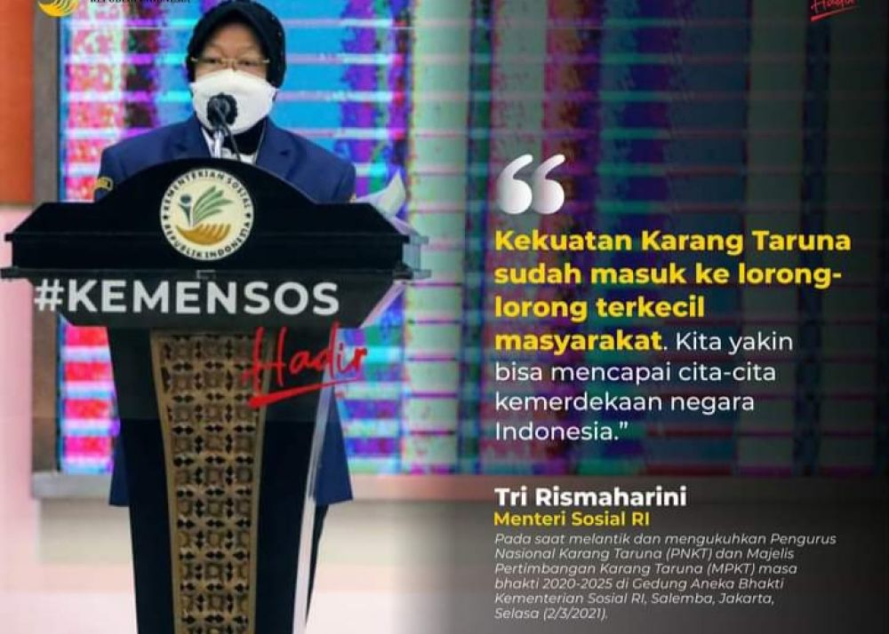 Banyak Pesan Yang Disampaikan Risma Saat Pelantikan PNKT