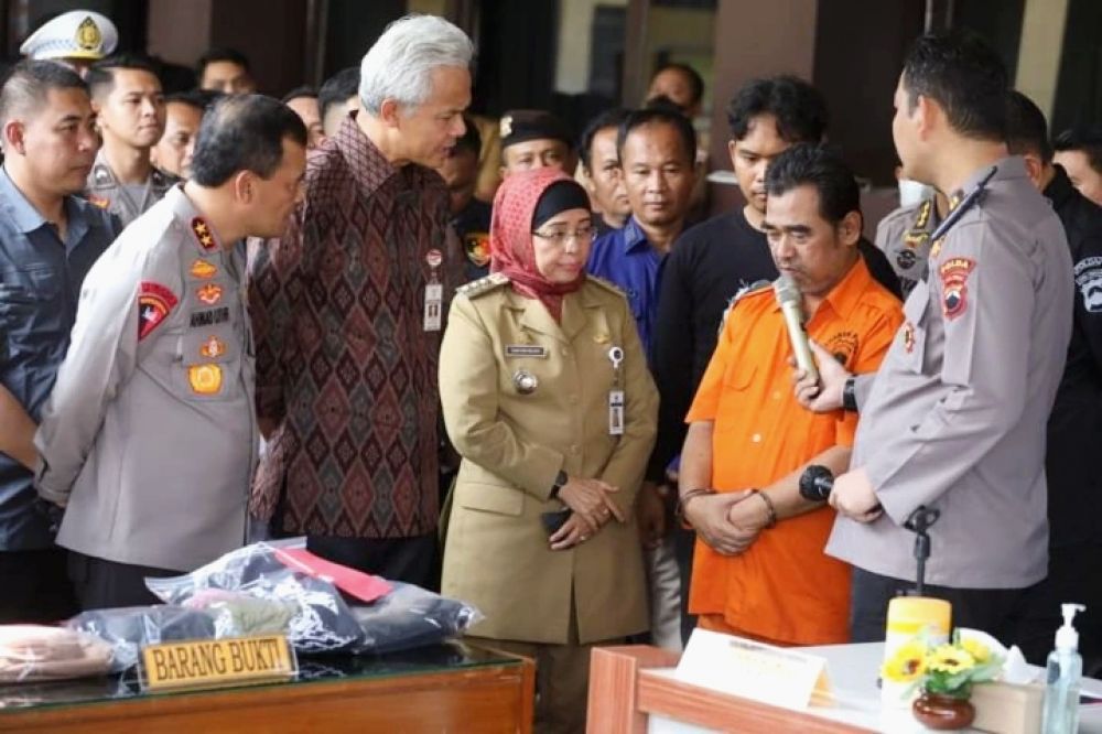 Reaksi Ganjar Usai Bertemu Dengan Tersangka Pencabulan Santriwati