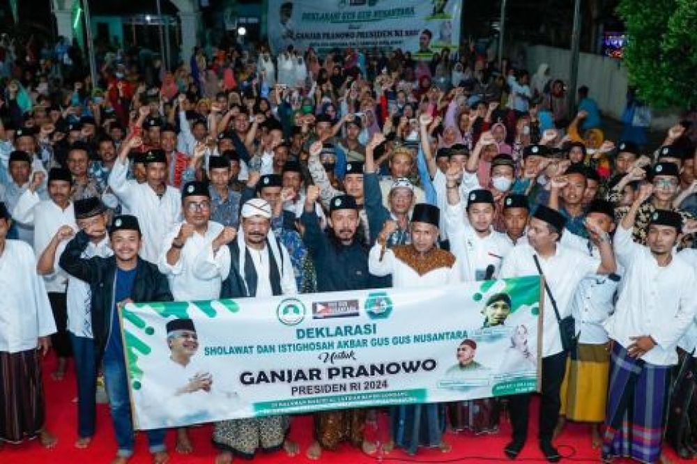 Gus-Gus Nusantara Deklarasi Dan Do'akan Ganjar Presiden RI