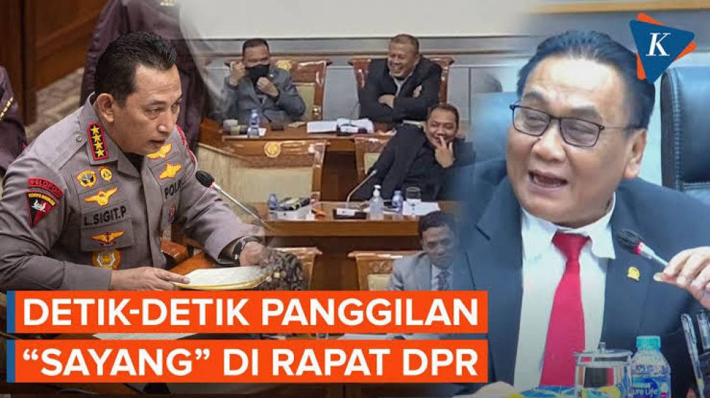 Terungkap, Siapa Yang Dipanggil Sayang Saat Sidang DPR Bersama Kapolri