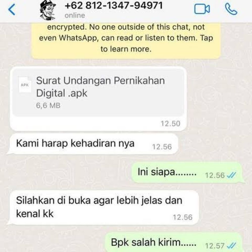 Viral Penipuan Undangan Pernikahan Online, Nasabah BRI Ini Jadi Korban