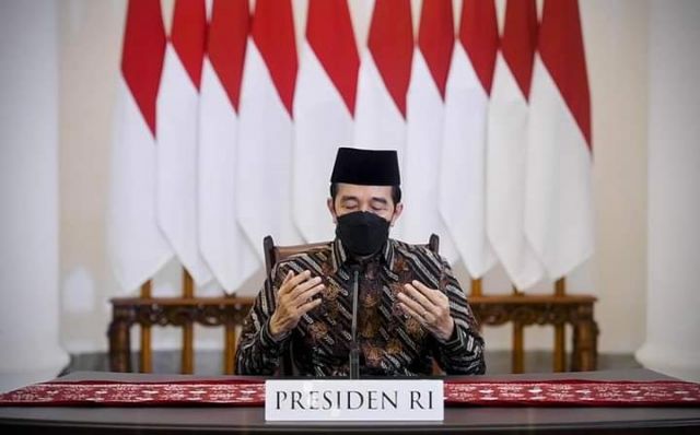 Zikir Kebangsaan Kemerdekaan RI, Jokowi Ajak Masyarakat Hadapi Covid19