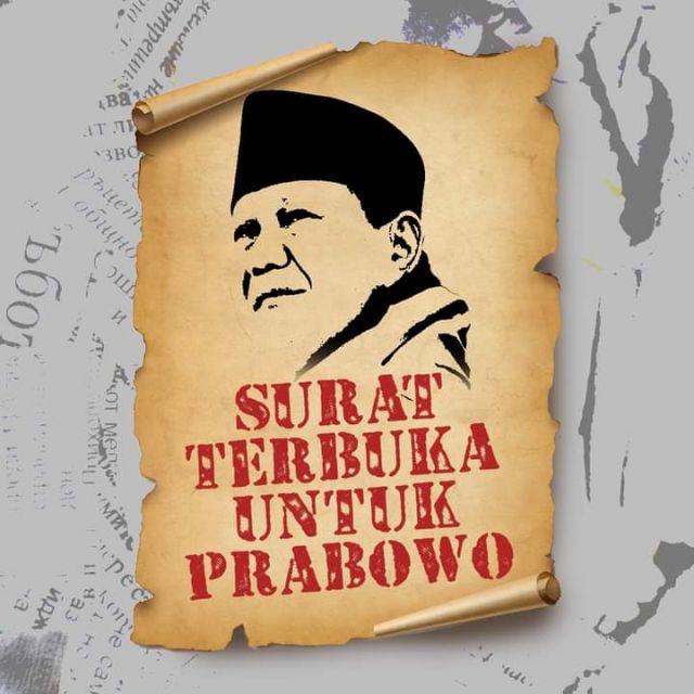 Surat Terbuka Untuk Pak Prabowo