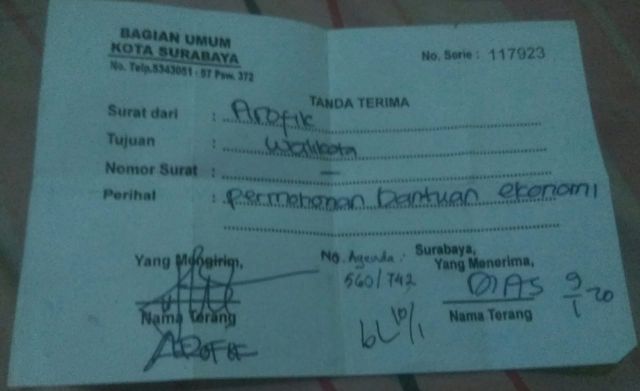 Berbulan bulan menunggu balasan surat,relawan Risma mengeluh