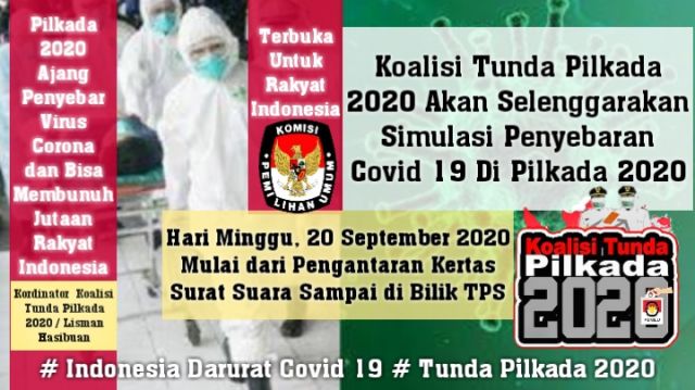 KTP 2020 akan gelar simulasi terkait coblosan yang dianggap berbahaya