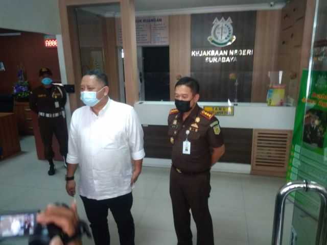 Koordinasi Pengamanan Nataru,Whisnu Sakti Kunjungi Kejari Surabaya