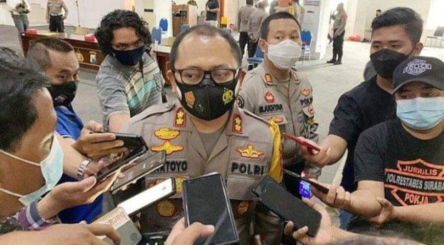 Tim Swab Hunter Polrestabes Surabaya,Siaga Di 7 Lokasi Perbatasan