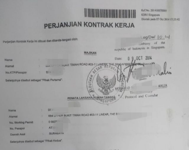 Garad Bakal Telusuri Surat Perjanjian Kontrak Kerja Pekerja Migran
