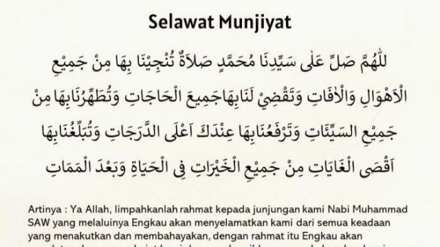 Ingin Urusan Lancar? Amalkan Sholawat Munjiyat