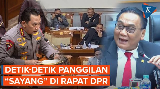 Terungkap, Siapa Yang Dipanggil Sayang Saat Sidang DPR Bersama Kapolri