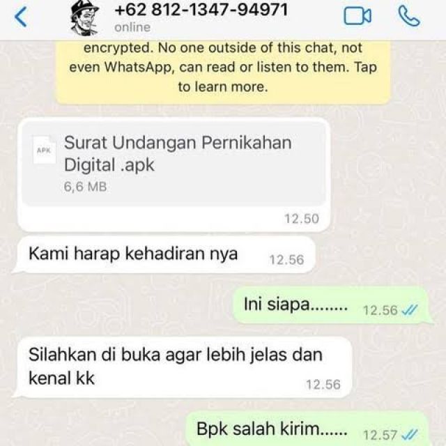 Viral Penipuan Undangan Pernikahan Online, Nasabah BRI Ini Jadi Korban